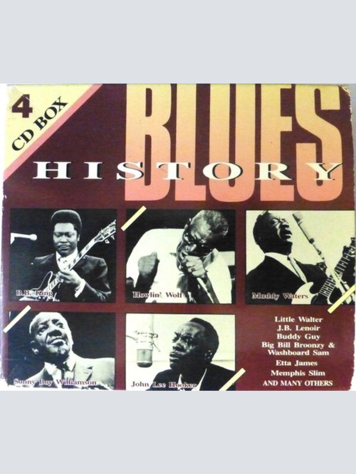 4xCD + Box, Comp, RP Various - Blues History