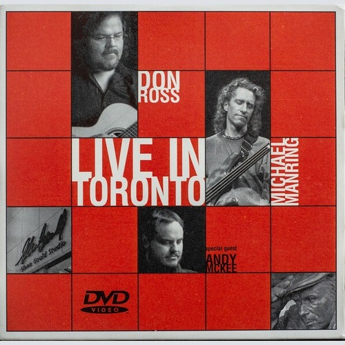 DVD Don Ross (2), Michael Manring , special guest  Andy McKee (2) - Live In T...