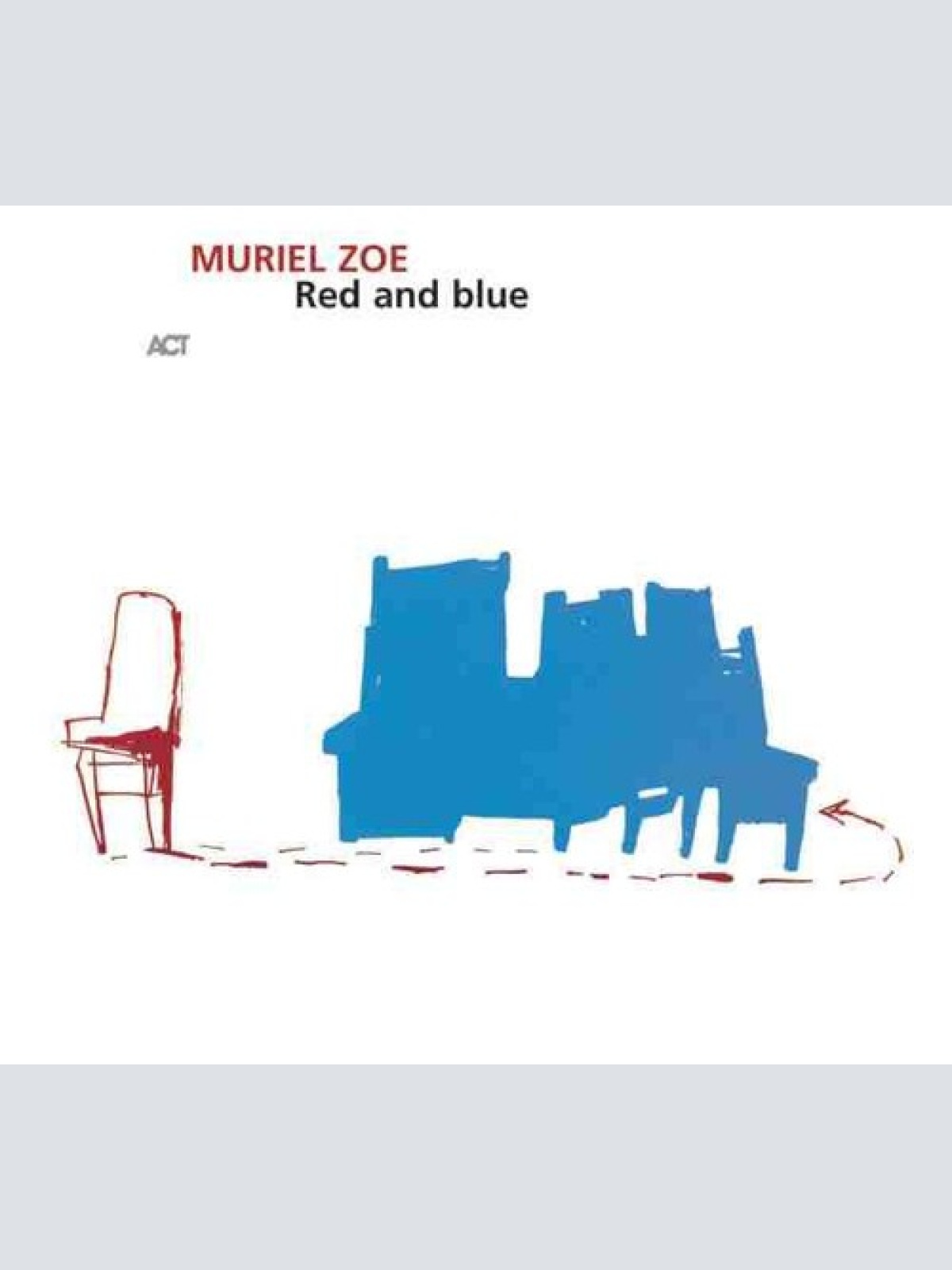 CD, Album Muriel Zoe - Red And Blue
