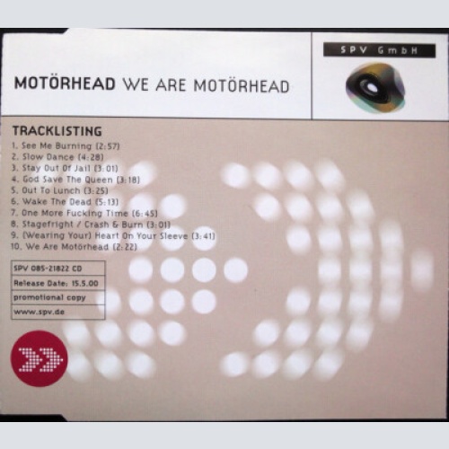 CD, Album, Promo Motörhead - We Are Motörhead