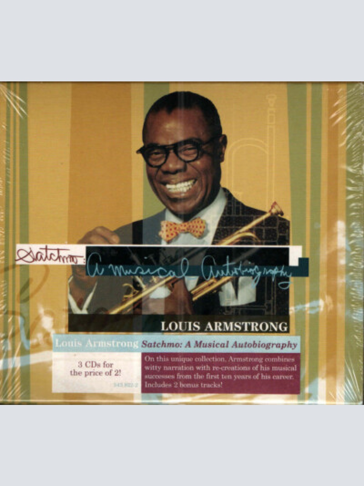 3xCD, Album, RE, RM Louis Armstrong - Satchmo: A Musical Autobiography