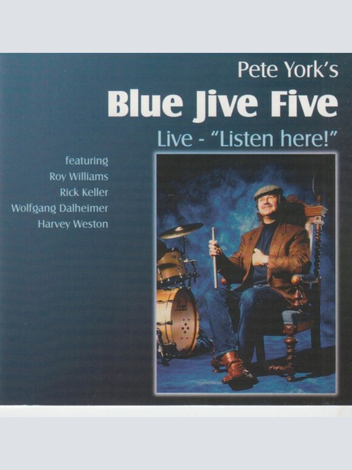 CD, Album Pete York's Blue Jive Five - Live - 'Listen Here!'
