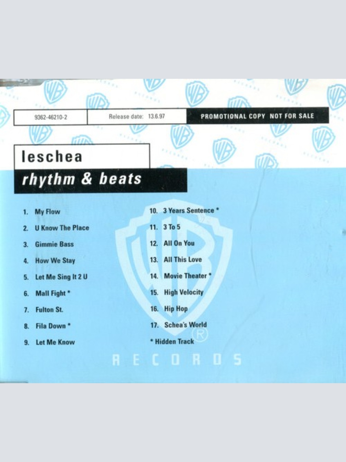 CD, Album, Promo Leschea - Rhythm & Beats