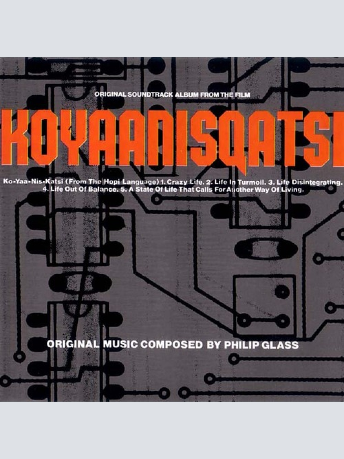 CD, Album, RE Philip Glass - Koyaanisqatsi (Original Soundtrack Album From Th...