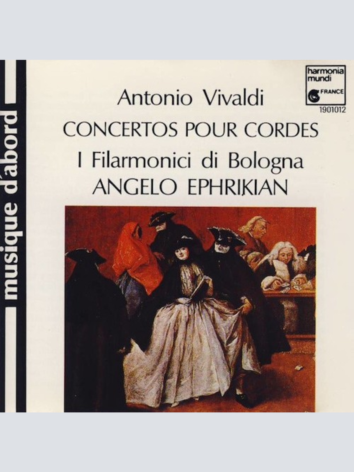 CD, Album Antonio Vivaldi, I Filarmonici Di Bologna*, Angelo Ephrikian - Conc...