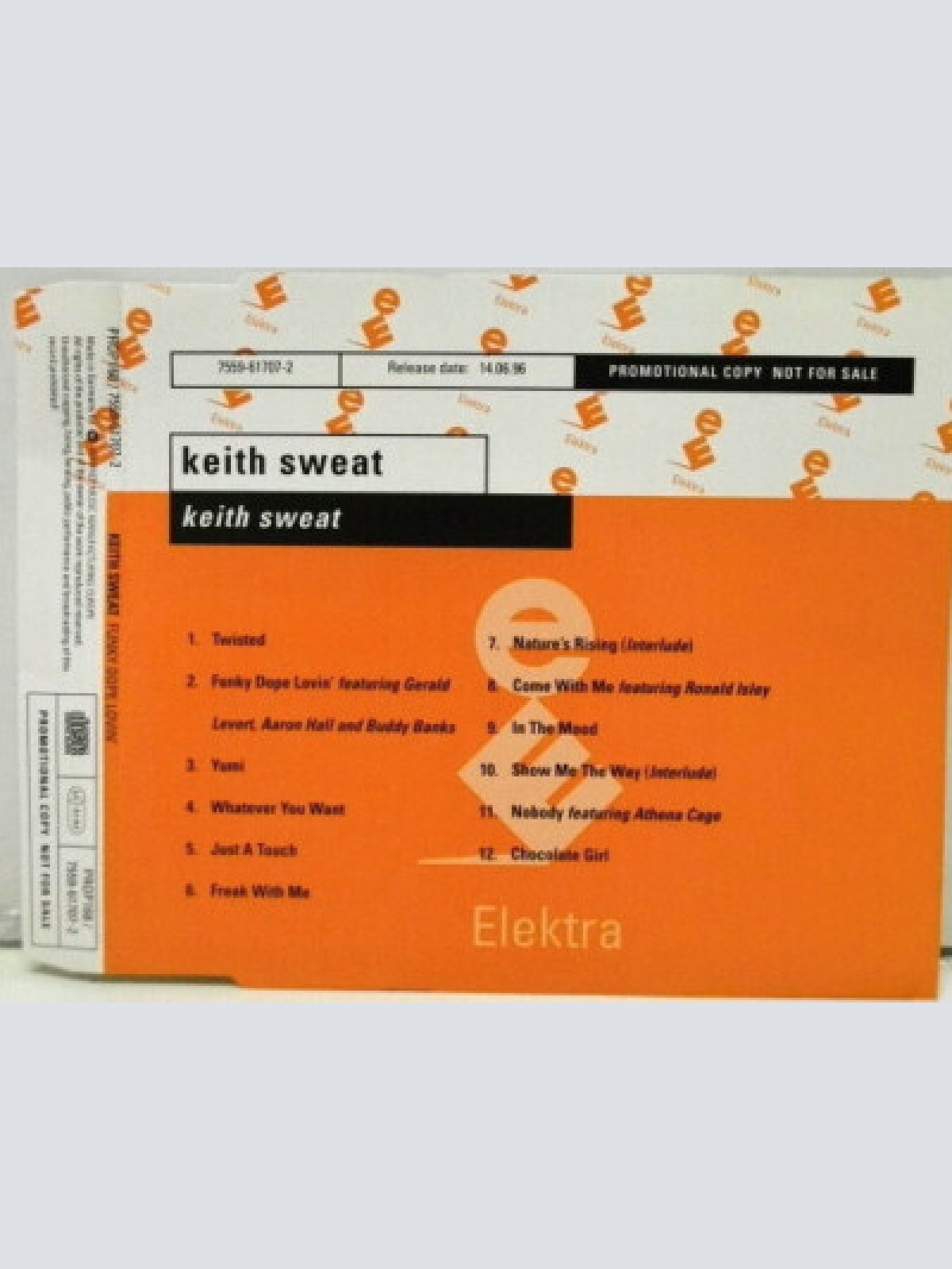 CD, Album, Promo Keith Sweat - Keith Sweat