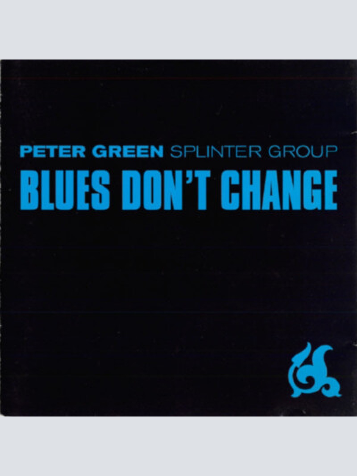 CD, Album Peter Green Splinter Group - Blues Don't Change