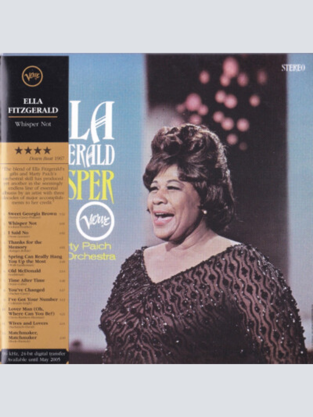 CD, Album, Ltd, RE, RM Ella Fitzgerald With Marty Paich And His Orchestra* - ...