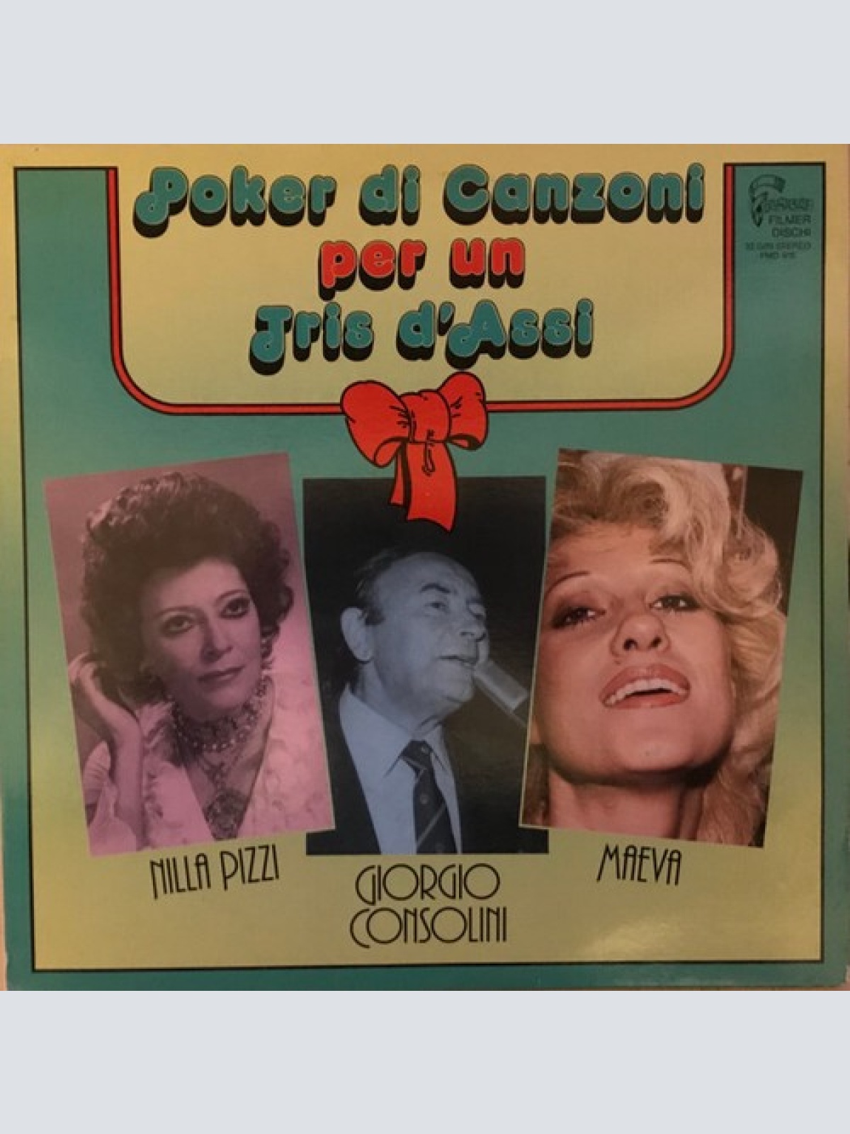 12", EP Nilla Pizzi / Giorgio Consolini / Maeva (2) - Poker Di Canzoni Per Un...