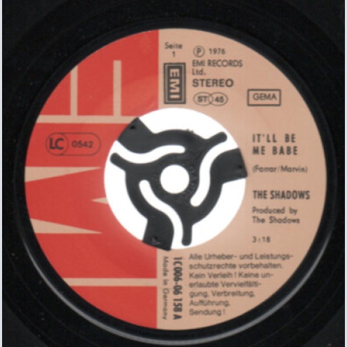 7" The Shadows - It'll Be Me Babe
