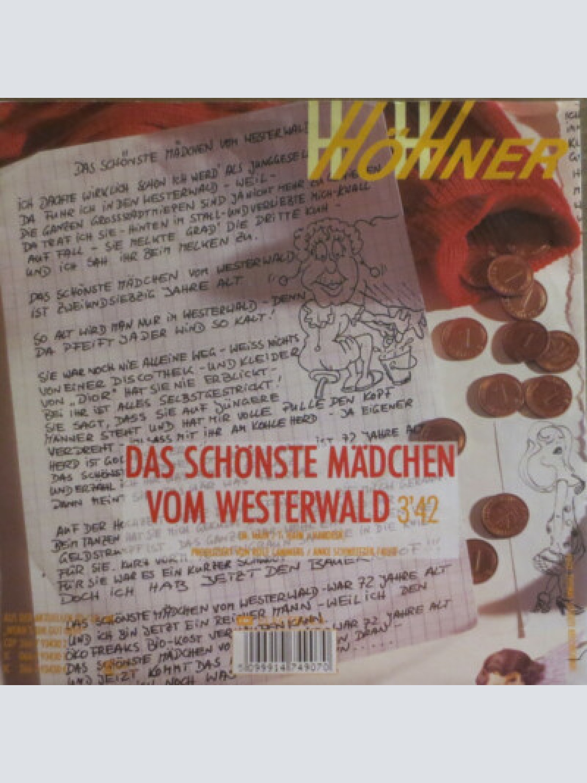 7", Single Höhner - Ich Bin 'Ne Vampir / Das Schönste Mädchen Vom Westerwald