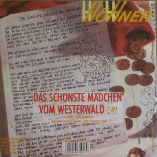 7", Single Höhner - Ich Bin 'Ne Vampir / Das Schönste Mädchen Vom Westerwald