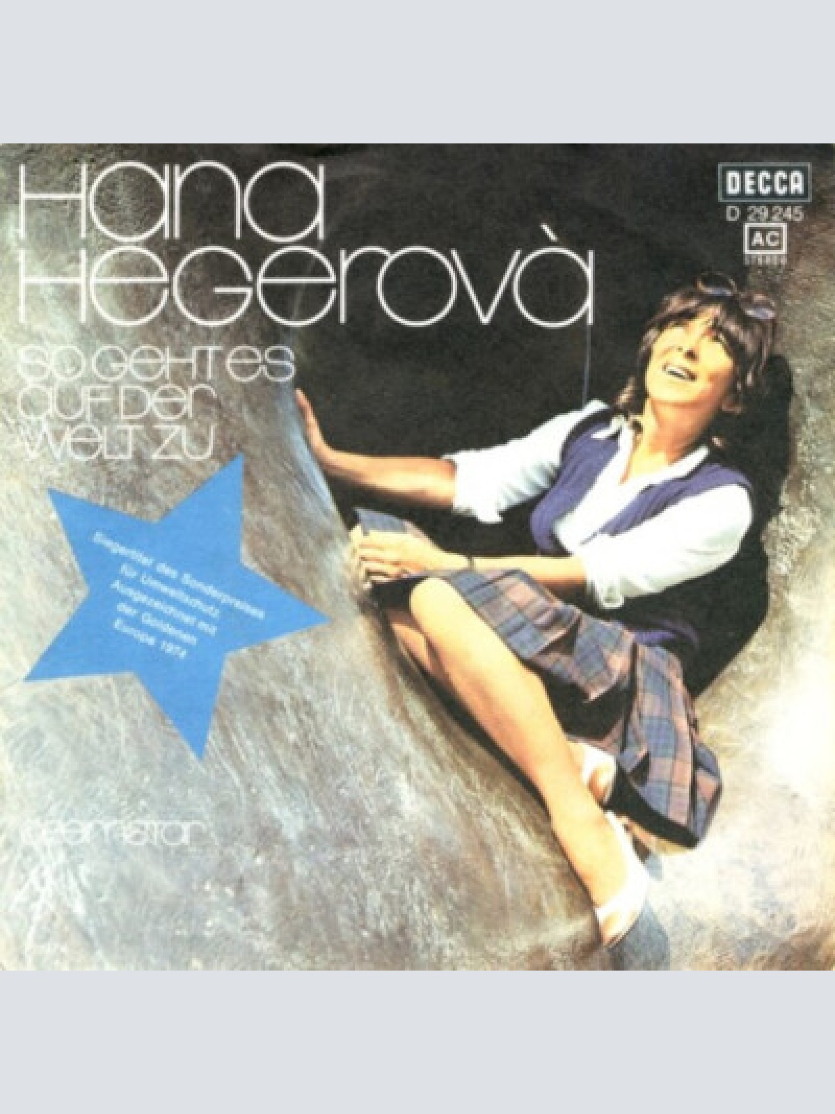 7", Promo Hana Hegerová - So Geht Es Auf Der Welt Zu