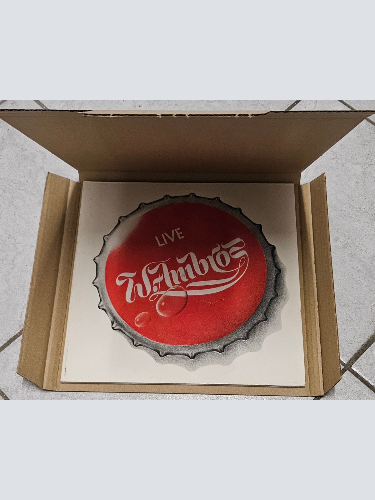 5 Stk. LP Versandkartons für 1-4  Vinyl Schallplatten LPs 325x325x15 mm stark