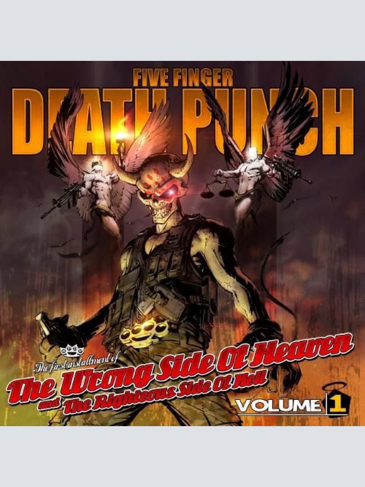CD, Album Five Finger Death Punch - The Wrong Side Of Heaven And The Righteou...