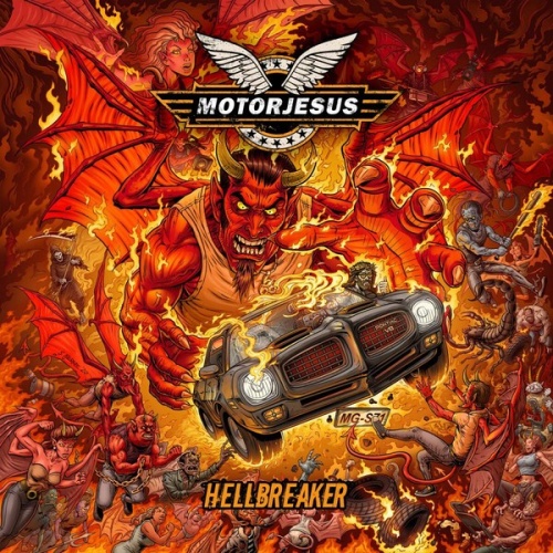 CD, Album Motorjesus - Hellbreaker