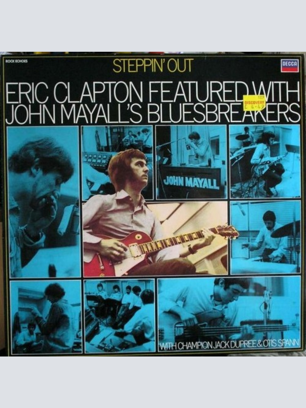 LP, Comp Eric Clapton Featured With John Mayall's Bluesbreakers* - Steppin' Out
