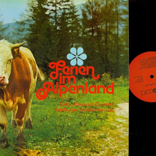 LP--Ferien im Alpenland    Almrausch Quintett  / Salzburger Musikanten