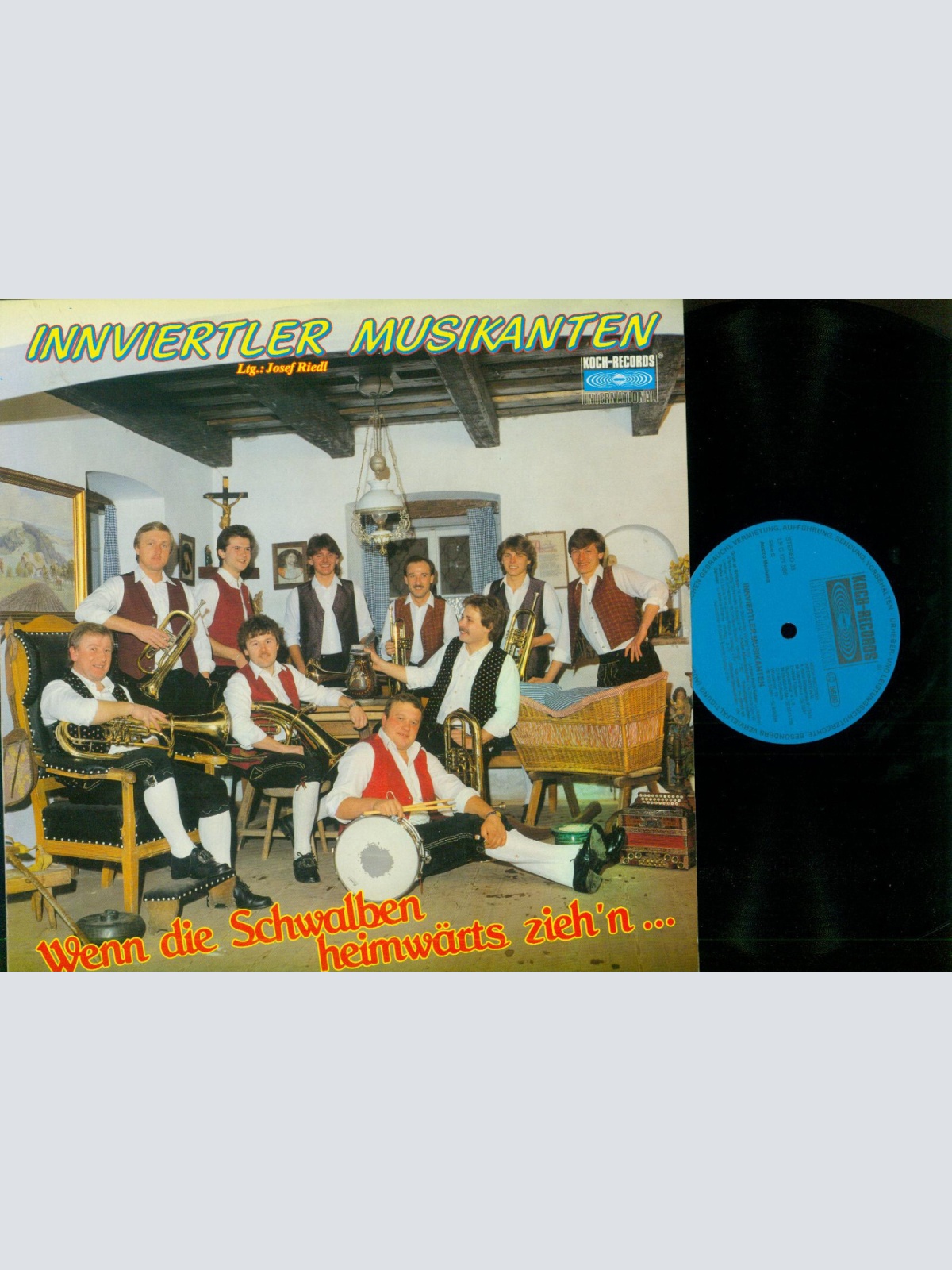 LP--Innviertler Musikanten    Wenn die Schwalben heimwärts ziehn