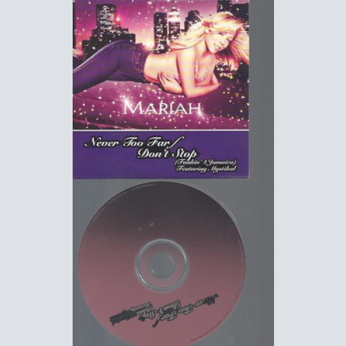CD--PROMO--MARIAH CAREY--NEVER TOO FAR DONT STOP