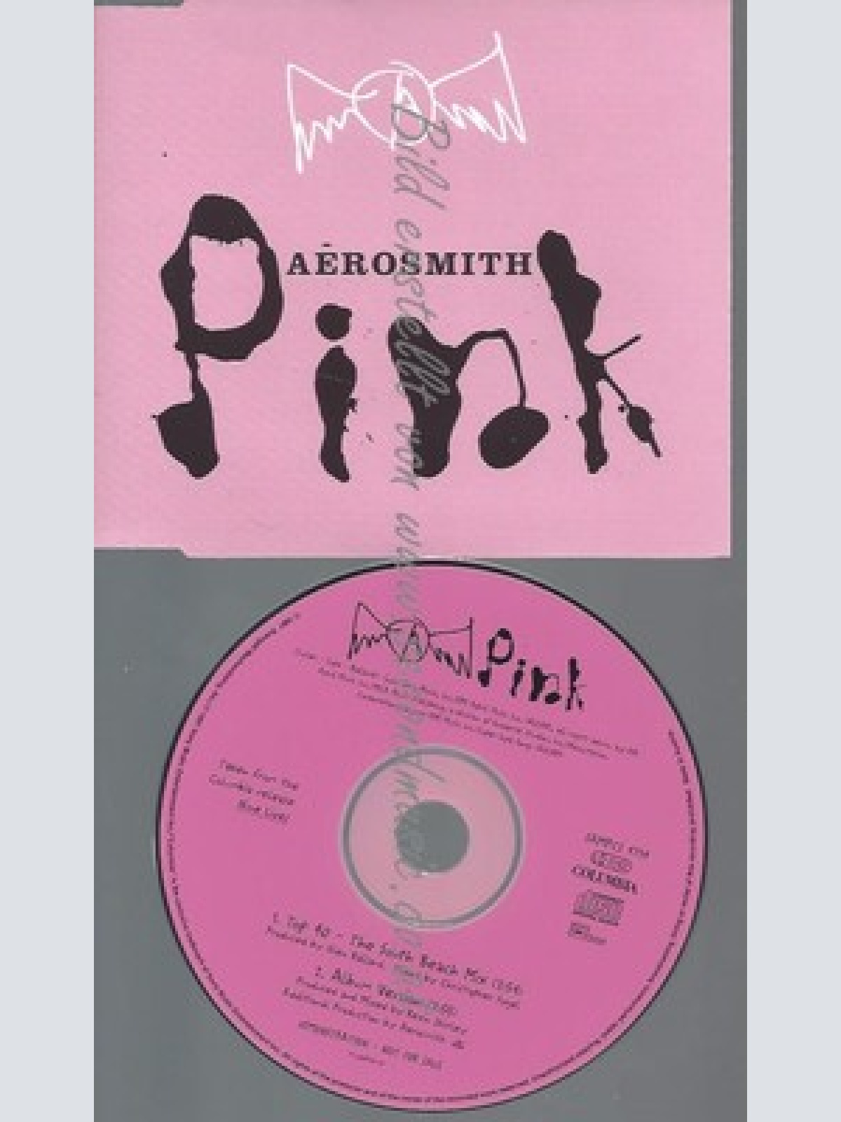 CD--PROMO--AEROSMITH--PINK--2 TRACKS