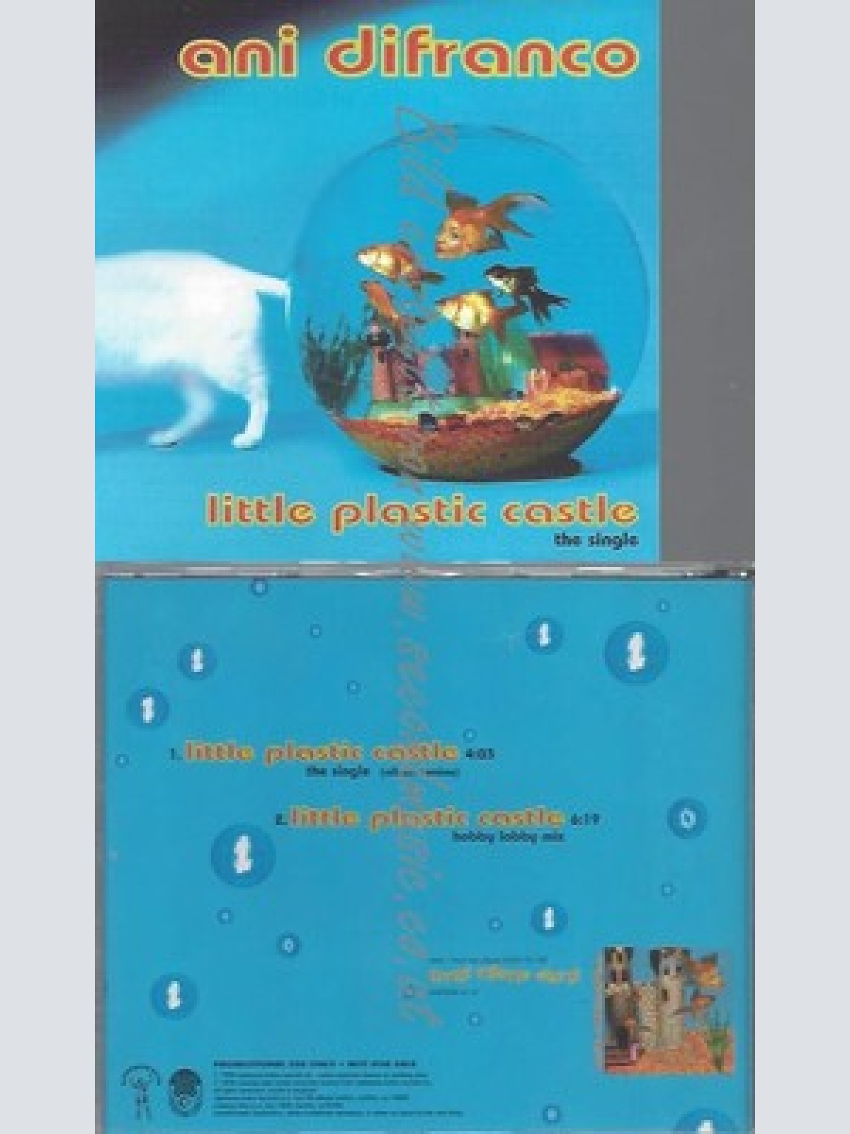 CD--PROMO--ANI DIFRANCO--LITTLE PLASTIC CASTLE--2 TRACKS