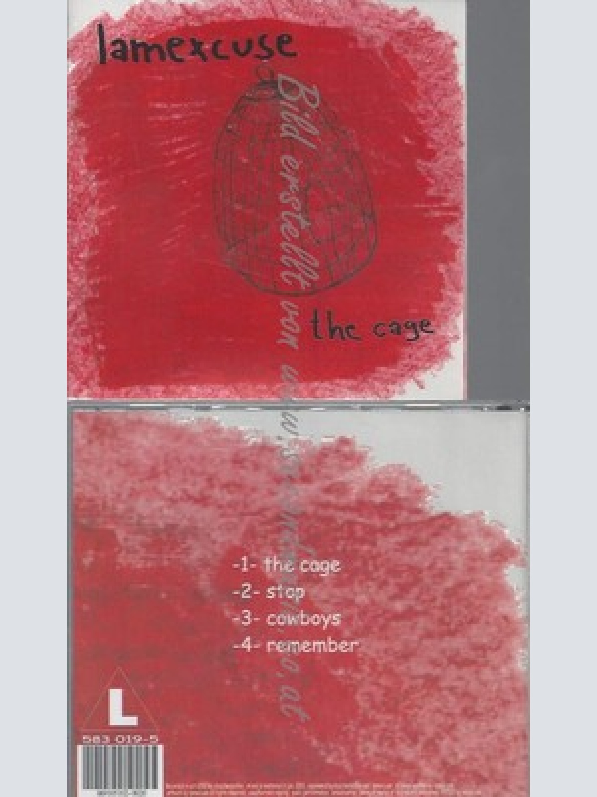 CD--LAMEXCUSE--THE CAGE--