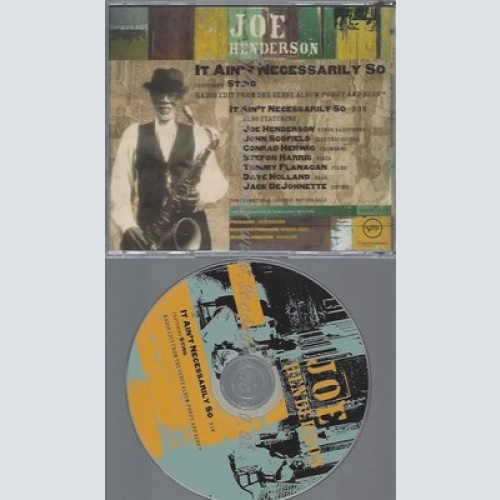 CD--PROMO--JOE HENDERSON--IT AIN'T NECESSARILY SO