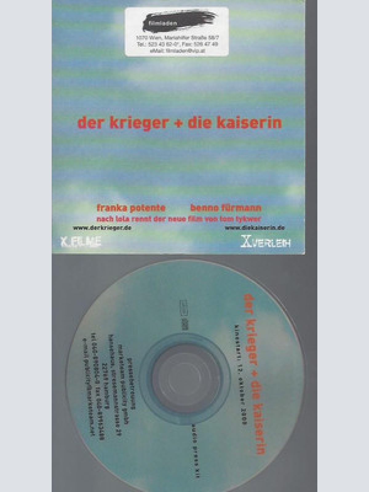 CD--RADIO-AUDIO PRESSKIT-PROMO-DER KRIEGER UND DIE KAISERIN--FRANKA POTENTE