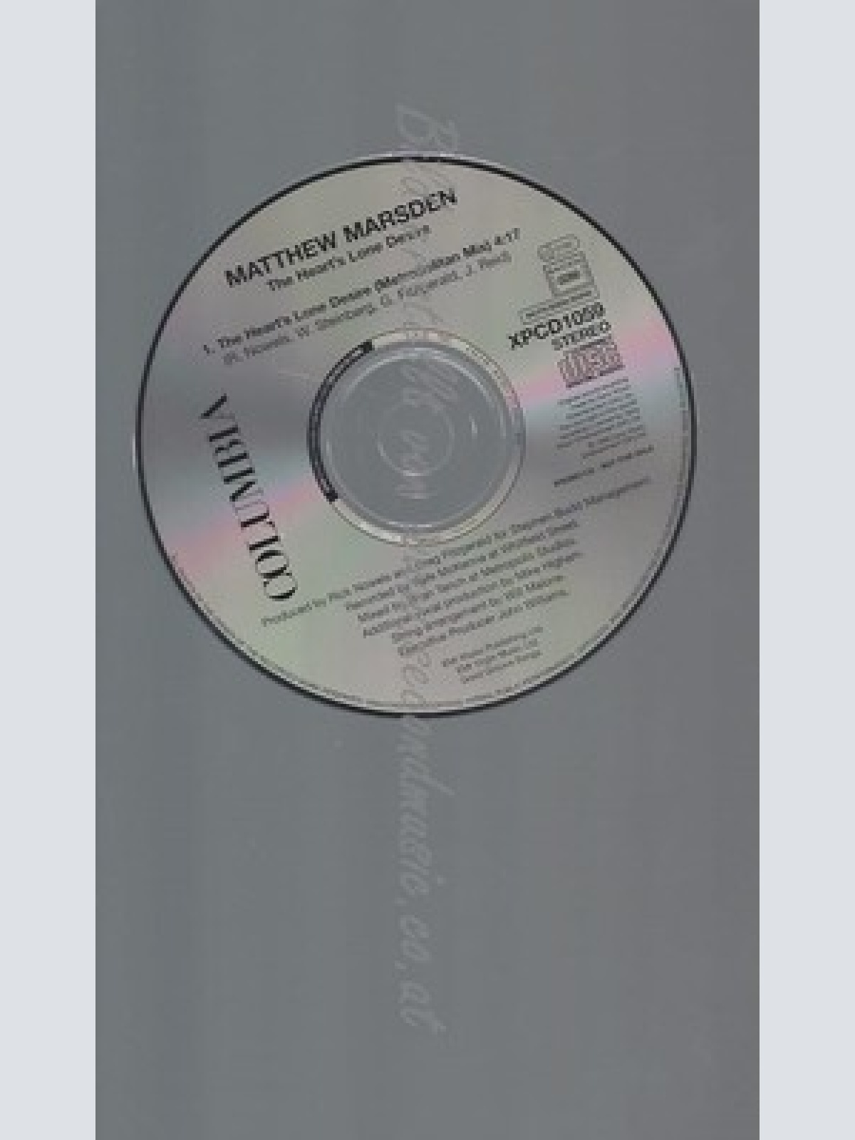 CD--PROMO--MATTHEW MARSDEN--THE HEART'S LONE DESIRE