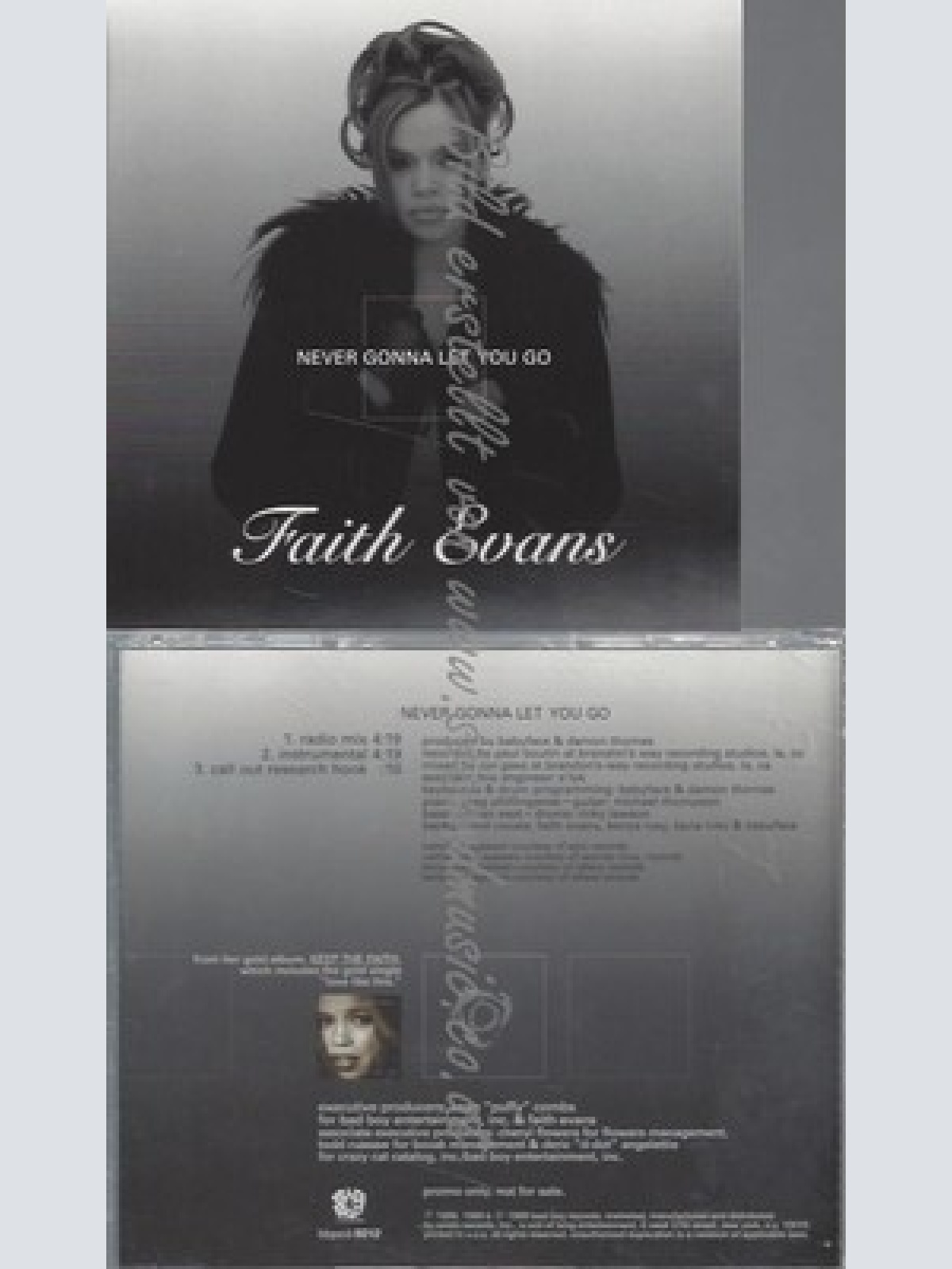 CD--PROMO--FAITH EVANS--NEVER GONNA LET YOU GO --1 TRACK