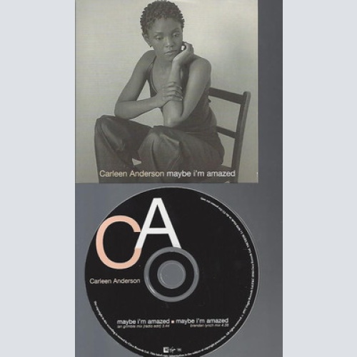 CD--CARLEEN ANDERSON--MAYBE I'M AMAAZED--2 TRACK PROMO