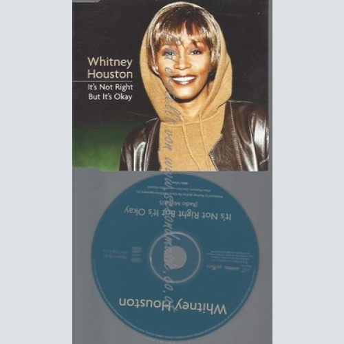 CD--PROMO--WHITNEY HOUSTON--IT'S NOT RIGHT BUT IT'S OK--1 TRACKS