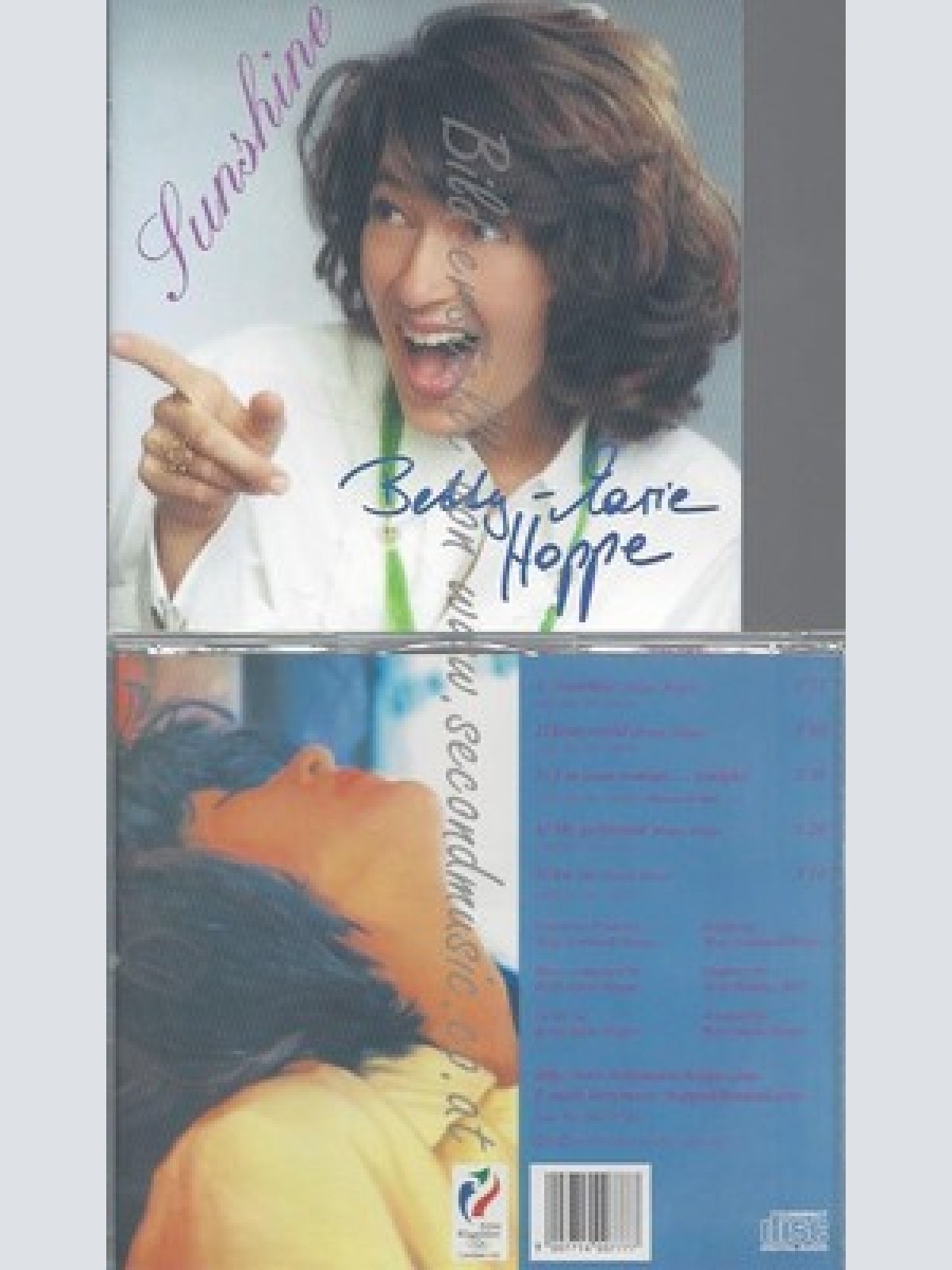 CD--BETTY MARIE HOPPE--SUNSHINE--