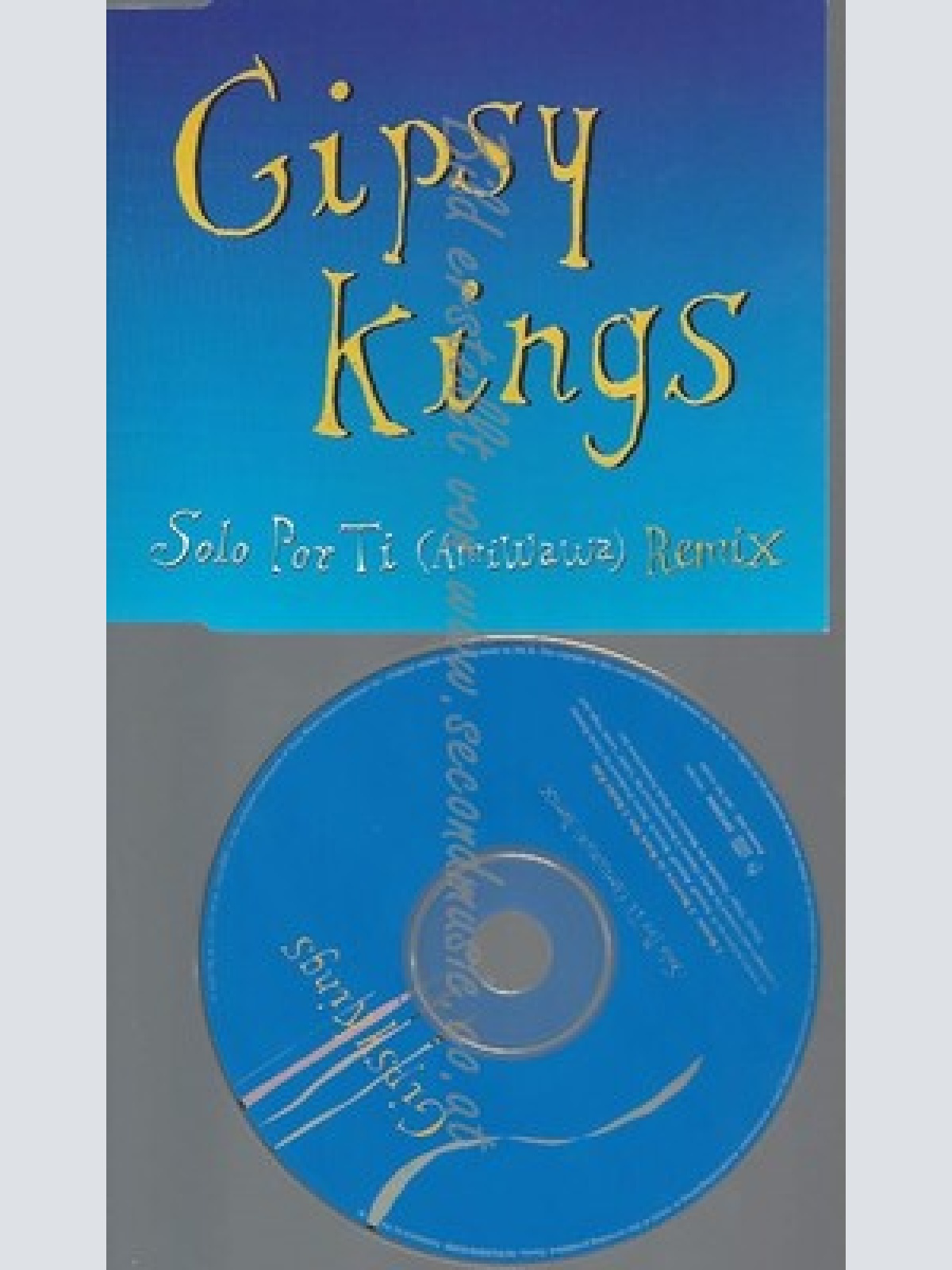 CD--PROMO--GIPSY KINGS--SOLO POR TI--REMIX--