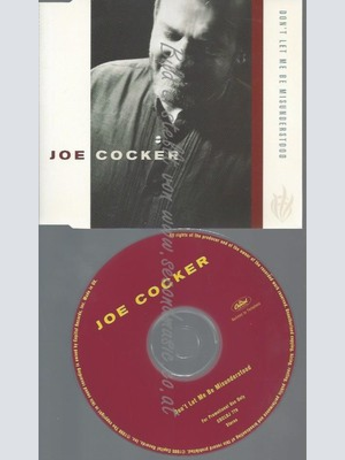 CD--PROMO--JOE COCKER--DON'T LET ME BE MISUNDERSTOOD--1TRACK