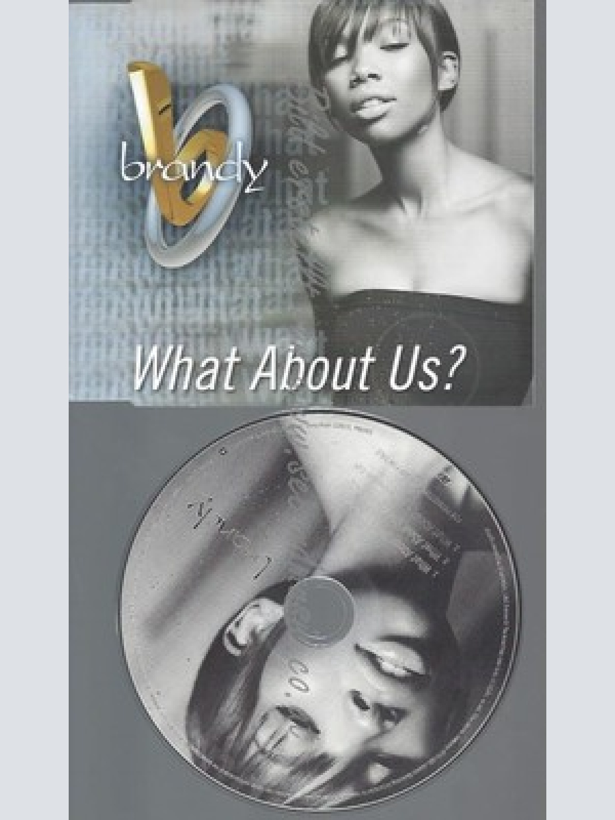 CD--PROMO--BRANDY--WHAT ABOUT US --3 TRACKS