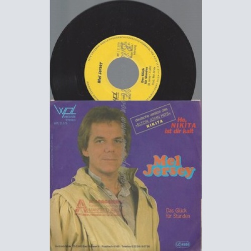 7"MEL JERSEY--HEY NIKITA IST DIR KALT