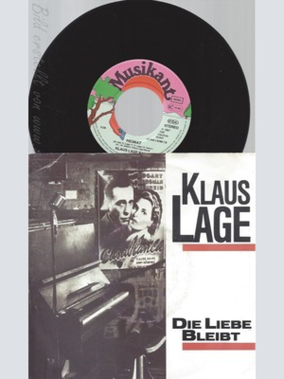 7"KLAUS LAGE--DIE LIEBE BLEIBT-