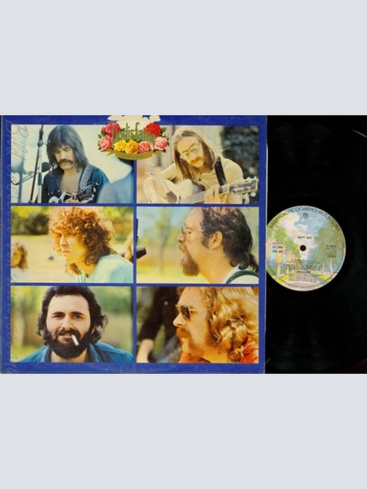 LP--LINDISFARNE--HAPPY DAZE--WB--UK