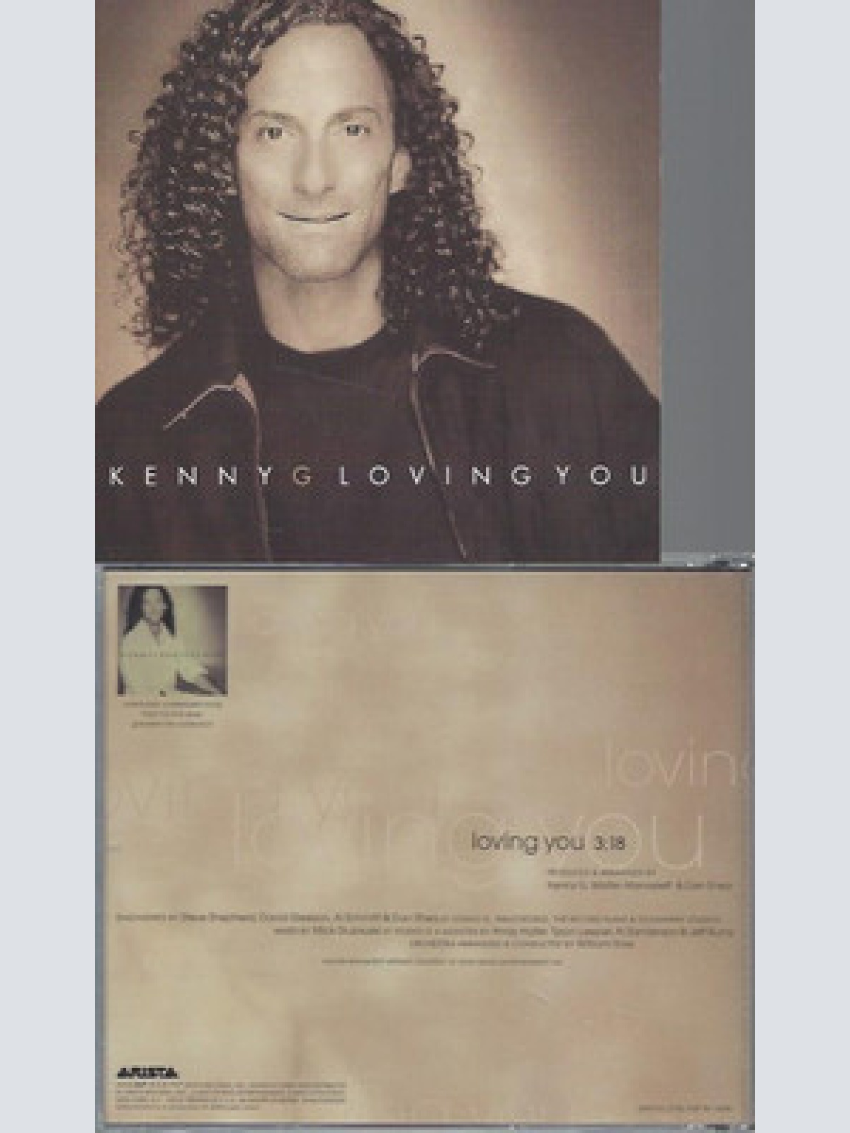 CD--PROMO--KENNY G--LOVING YOU