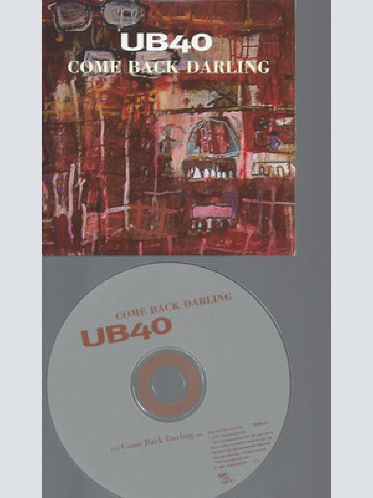 CD--PROMO--UB40--COME BACK DARLING
