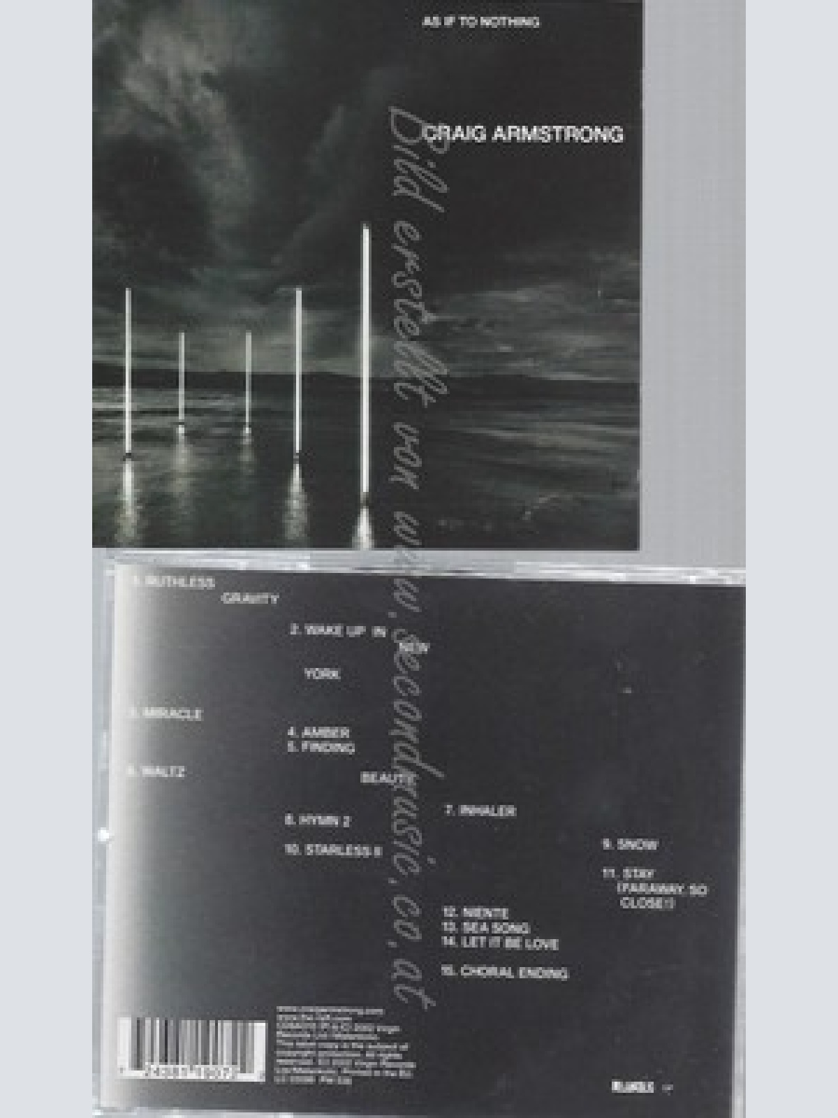 CD--CRAIG ARMSTRONG -- -- AS IF TO NOTHING