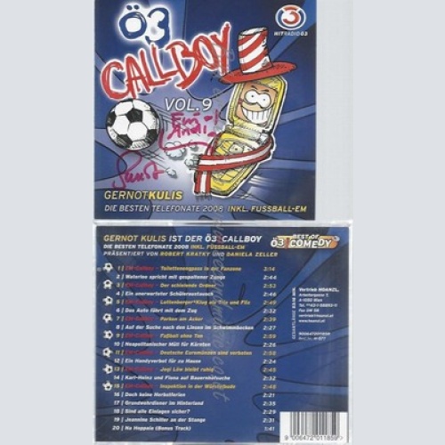 CD--GERNOT KULIS -- -- OE3 CALLBOY VOL.9