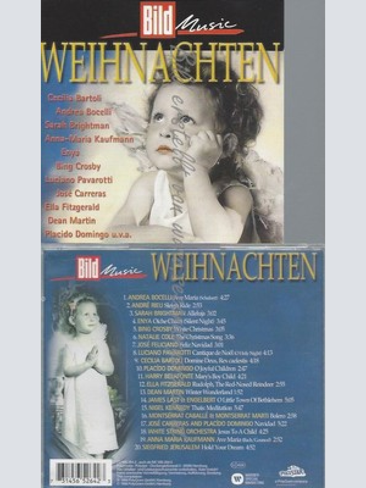 CD--VARIOUS, CECILIA BARTOLI, ANDREA BOCELLI UND SARAH BRIGHTMAN -- -- BILD WEIH