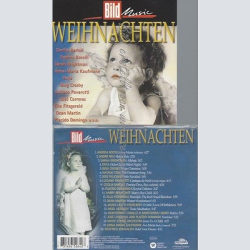 CD--VARIOUS, CECILIA BARTOLI, ANDREA BOCELLI UND SARAH BRIGHTMAN -- -- BILD WEIH