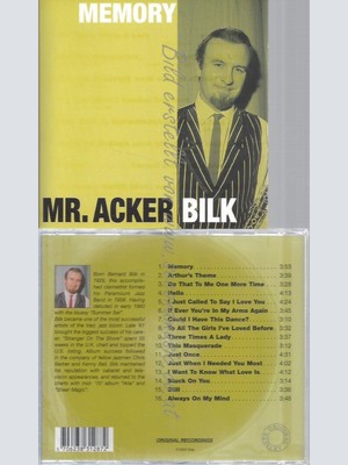 CD--ACKER BILK -- -- MEMORY