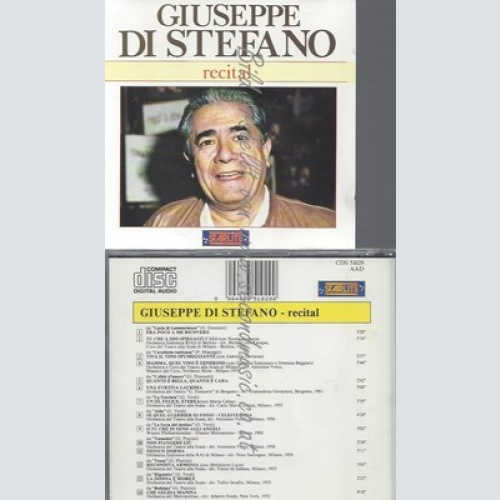 CD--GIUSEPPE DI STEFANO--RCITAL
