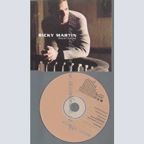 CD--PROMO--RICKY MARTIN --SHE'S ALL I EVER HAD