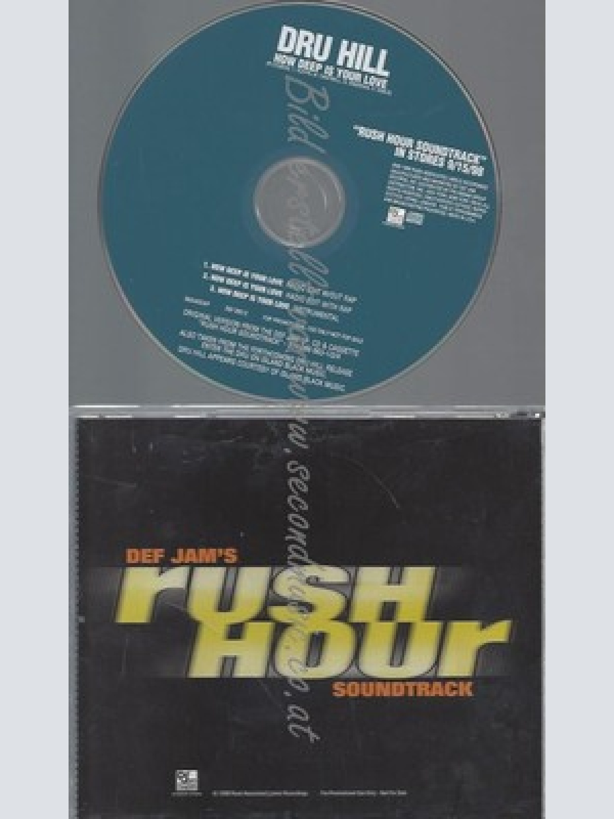 CD--PROMO--DRU HILL FEAT REDMAN--HOW DEEP IS YOUR LOVE--3TR